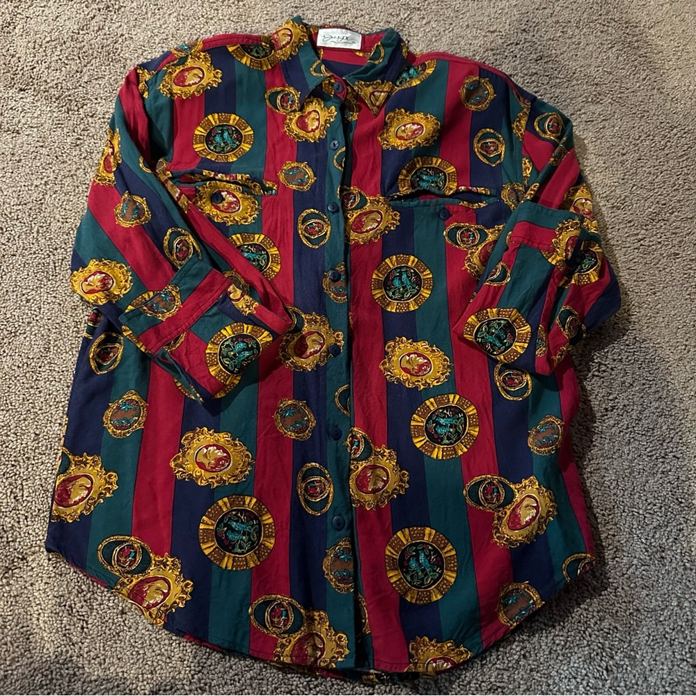 VTG | STRIPED BAROQUE TOP